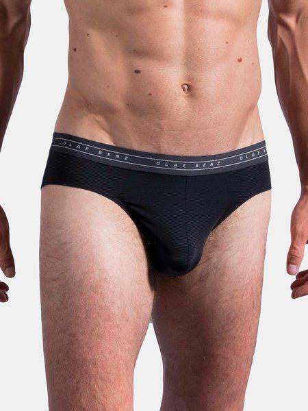 Sportlicher Slip Red2160 Herren Schwarz S von Olaf benz