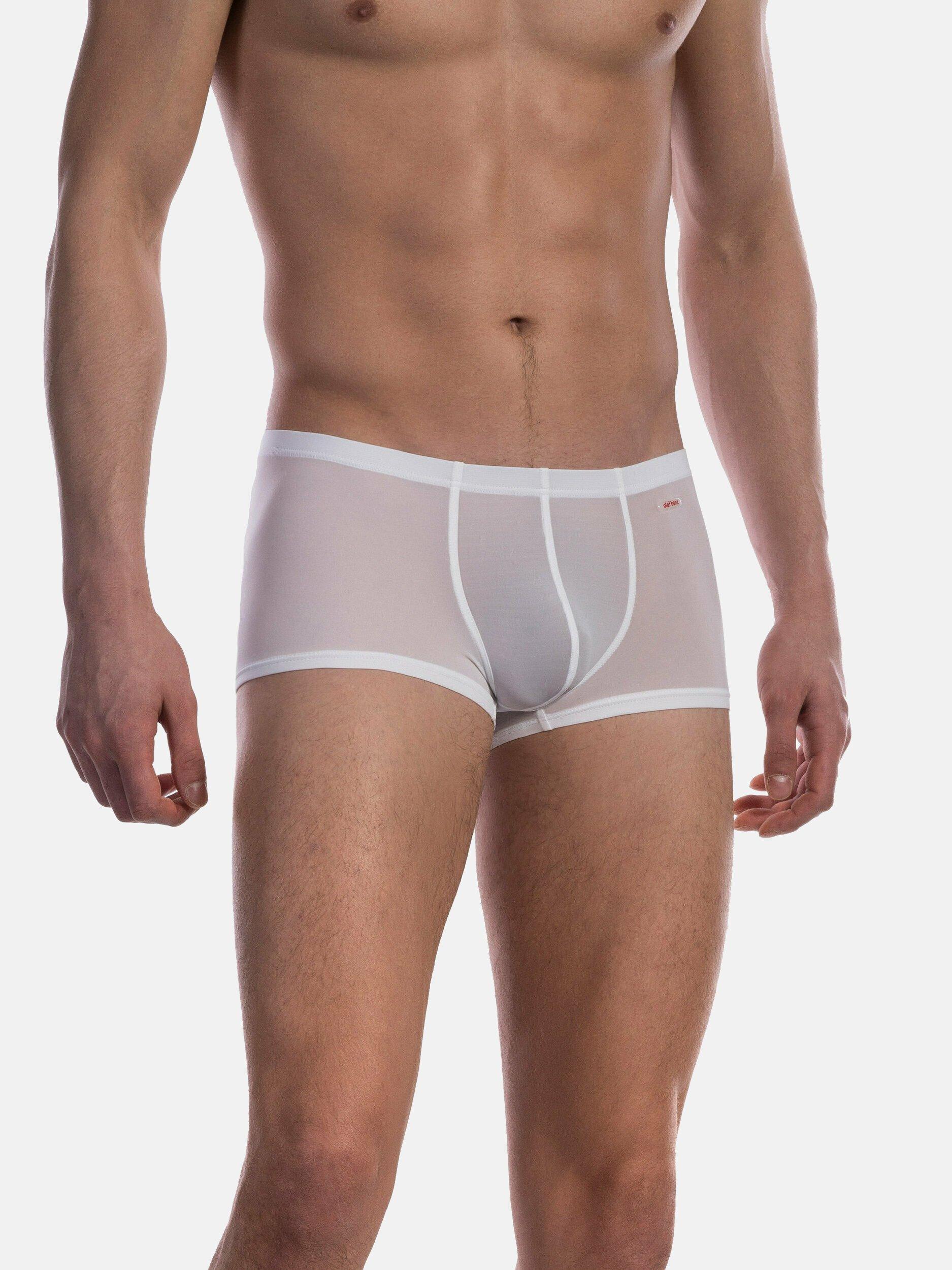 Shorty Red0965 Herren Weiss L von Olaf benz