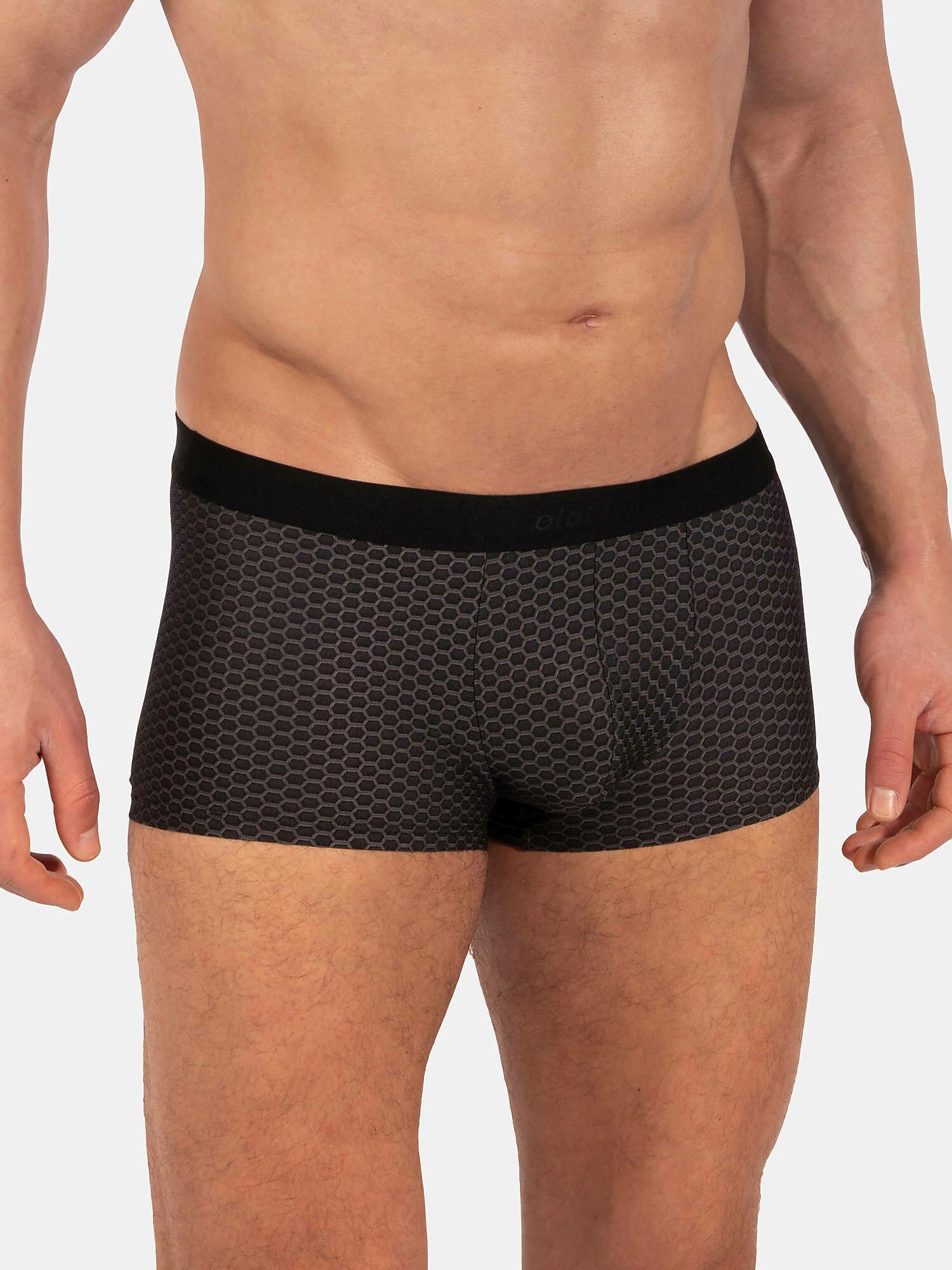 Shorty Red2330 Herren Schwarz Bedruckt L von Olaf benz