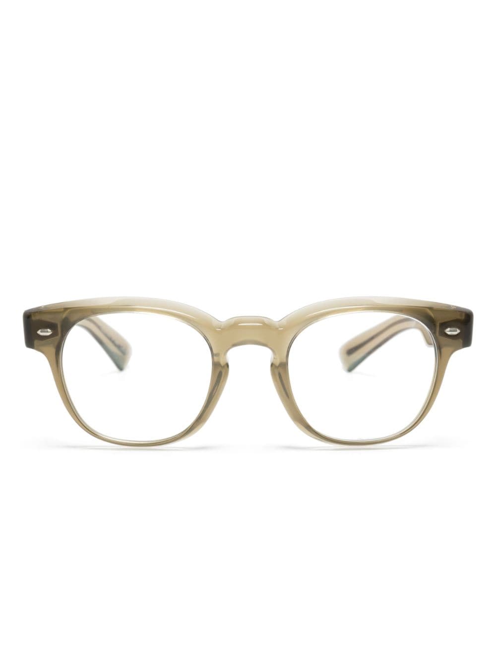 Oliver Peoples Allenby transparent-frame glasses - Neutrals von Oliver Peoples
