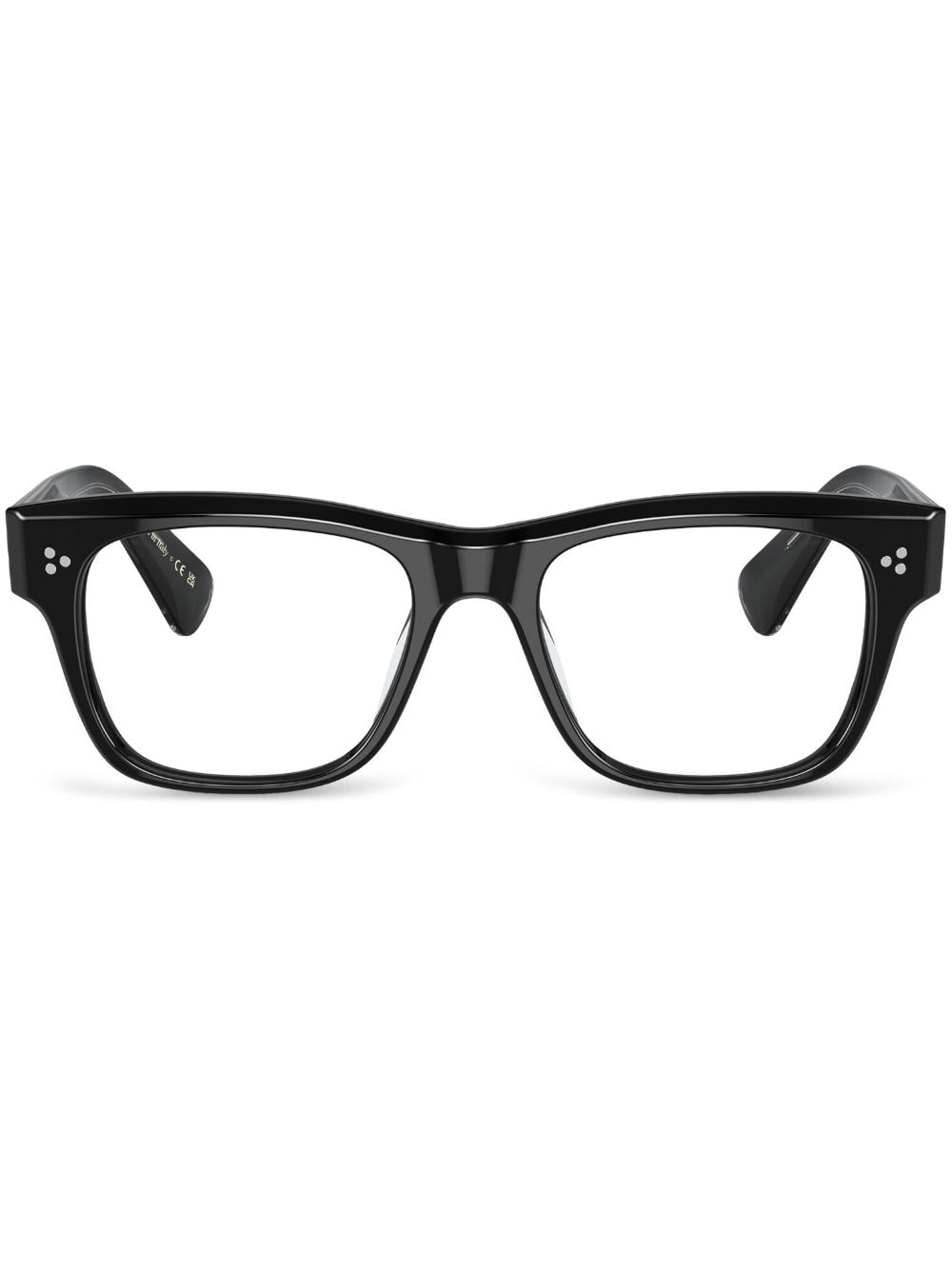 Oliver Peoples Birell square-frame glasses - Black von Oliver Peoples