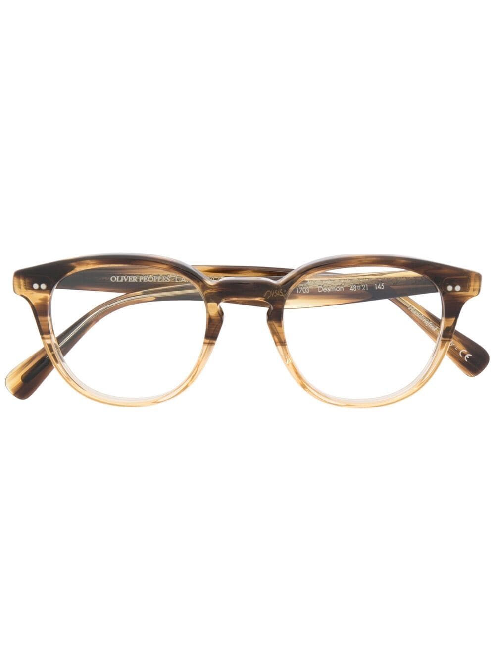 Oliver Peoples Desmon round-frame glasses - Neutrals von Oliver Peoples