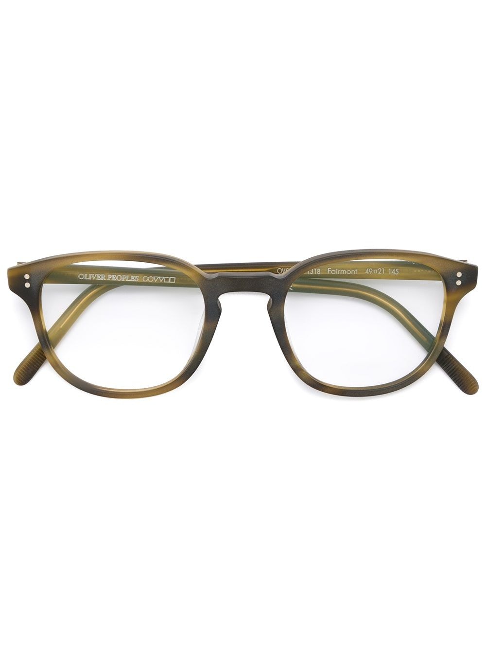 Oliver Peoples 'Fairmont' glasses - Brown von Oliver Peoples