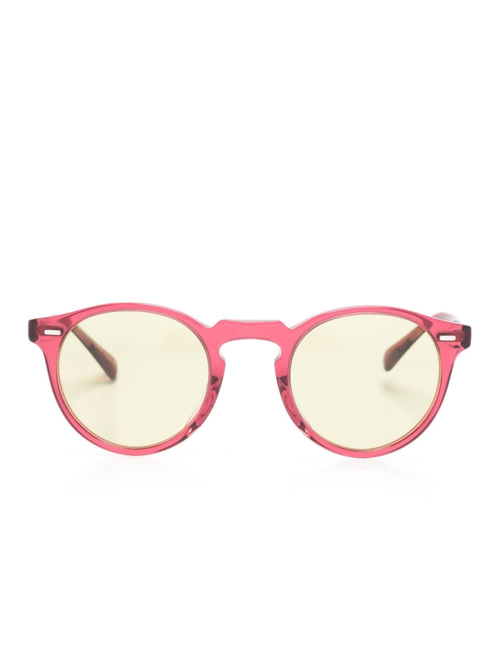 Oliver Peoples Gregory round-frame sunglasses - Pink von Oliver Peoples