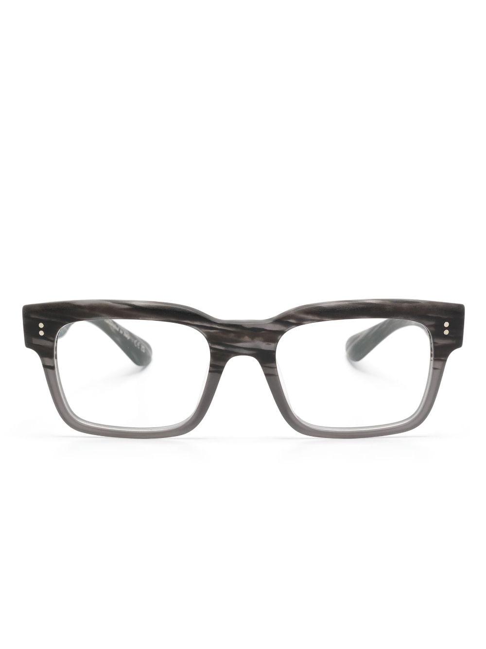 Oliver Peoples Hollins square-frame glasses - Grey von Oliver Peoples