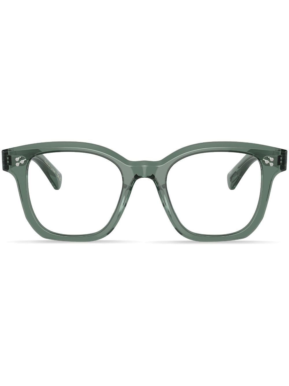 Oliver Peoples Lianella square-frame glasses - Green von Oliver Peoples
