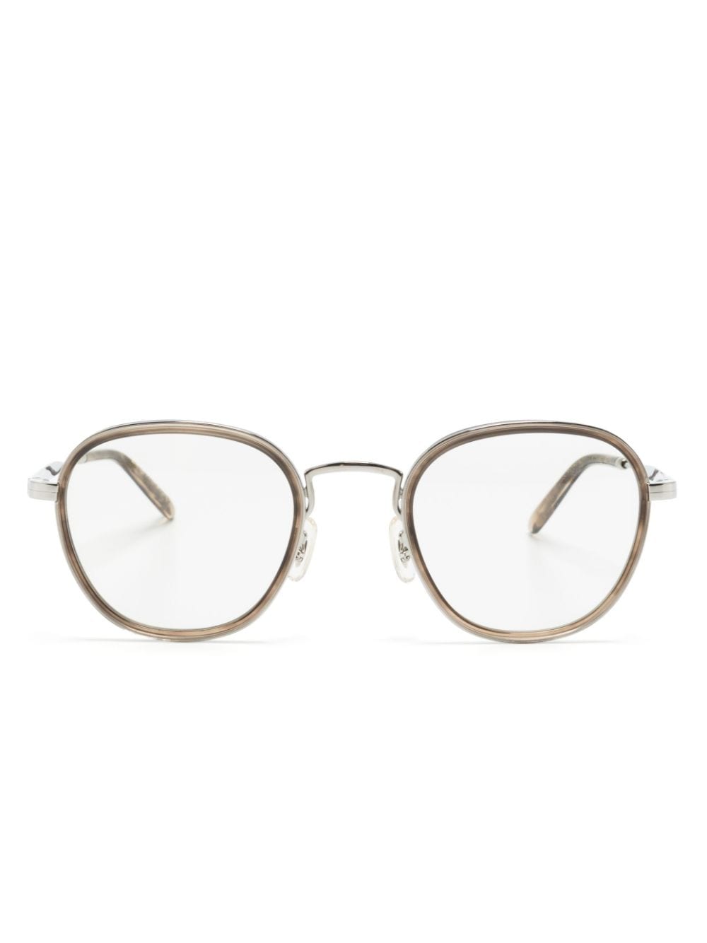 Oliver Peoples Lilletto-R round-frame glasses - Metallic von Oliver Peoples