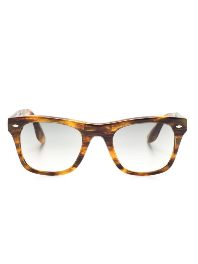 Oliver Peoples Mister Brunello square-frame sunglasses - Brown von Oliver Peoples