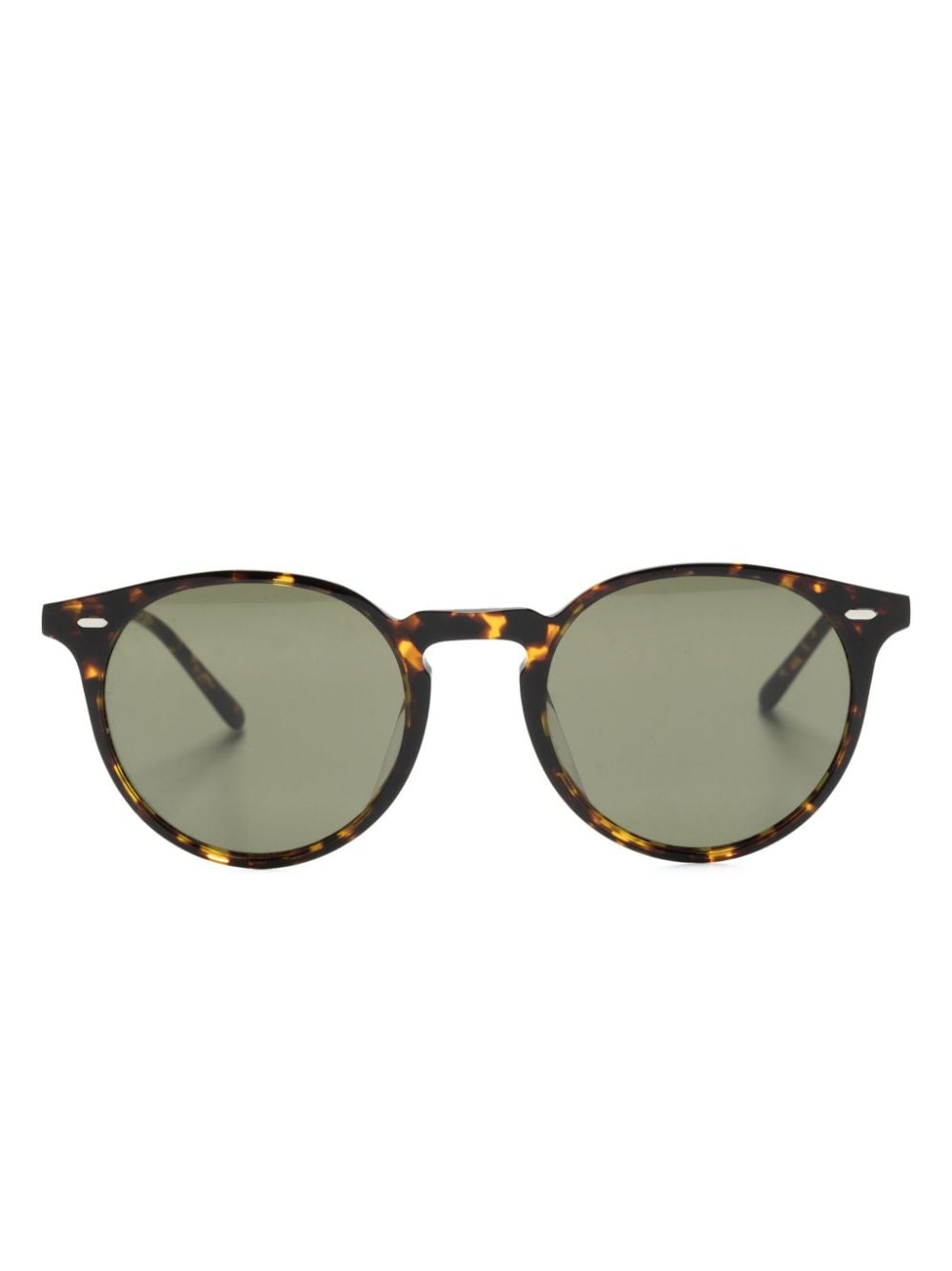 Oliver Peoples N.02 round-frame sunglasses - Brown von Oliver Peoples