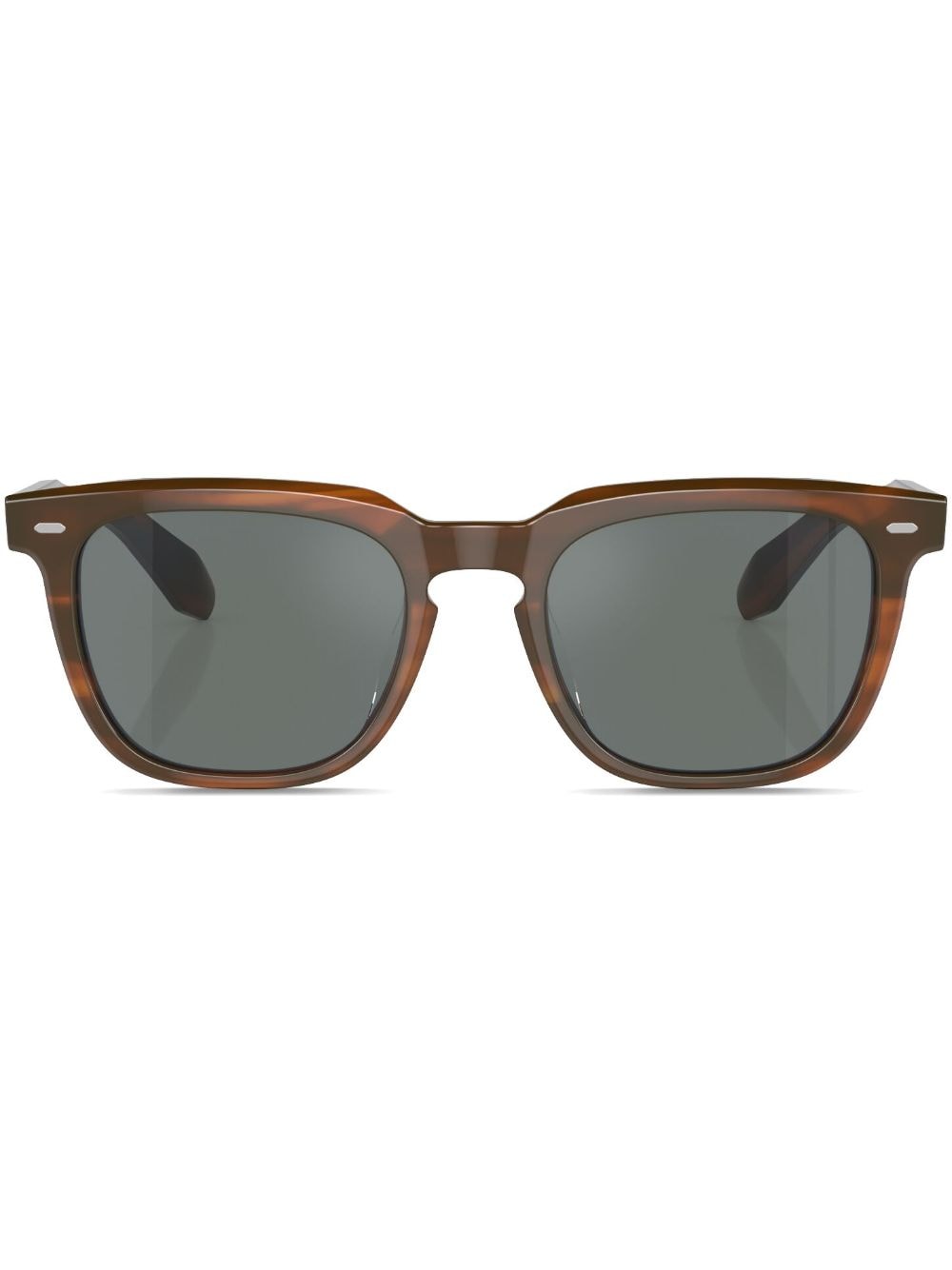 Oliver Peoples N.06 square-frame sunglasses - Brown von Oliver Peoples