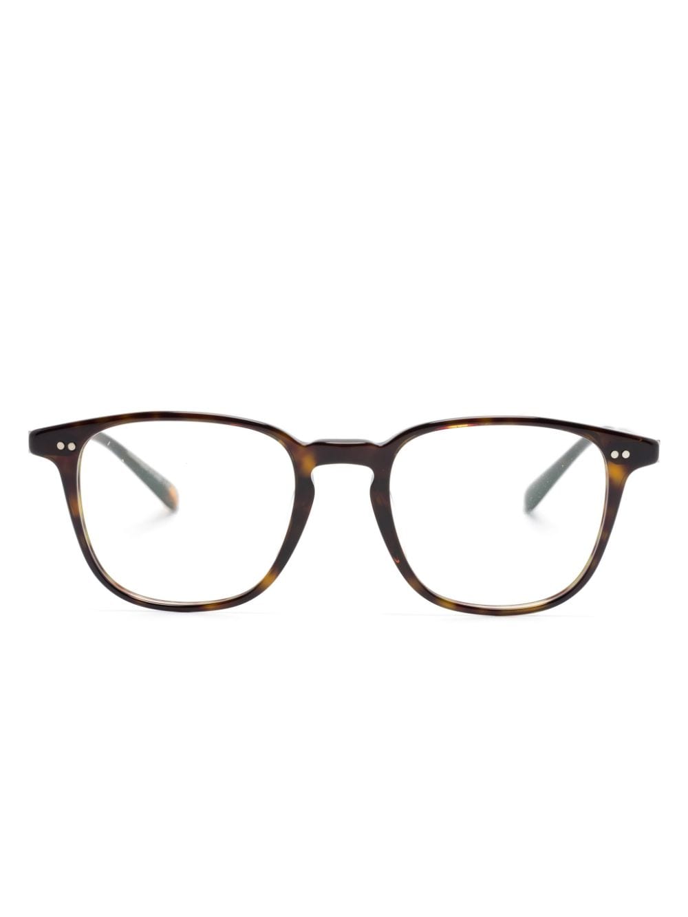 Oliver Peoples Nev square-frame glasses - Brown von Oliver Peoples