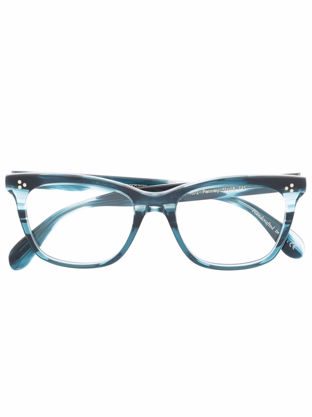 Oliver Peoples Penney square-frame glasses - Blue von Oliver Peoples