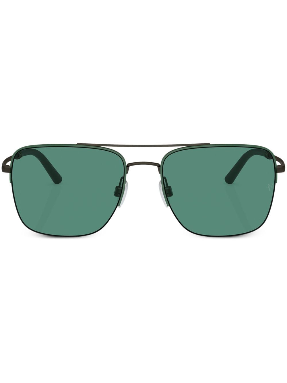 Oliver Peoples R-2 square-frame sunglasses - Green von Oliver Peoples