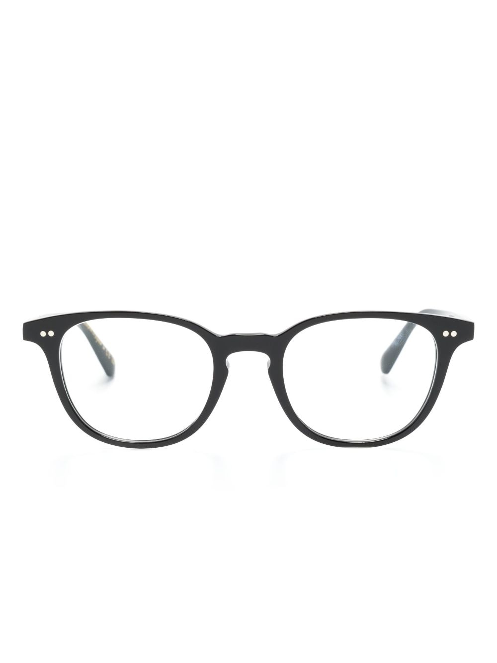 Oliver Peoples Sadao round-frame glasses - Black