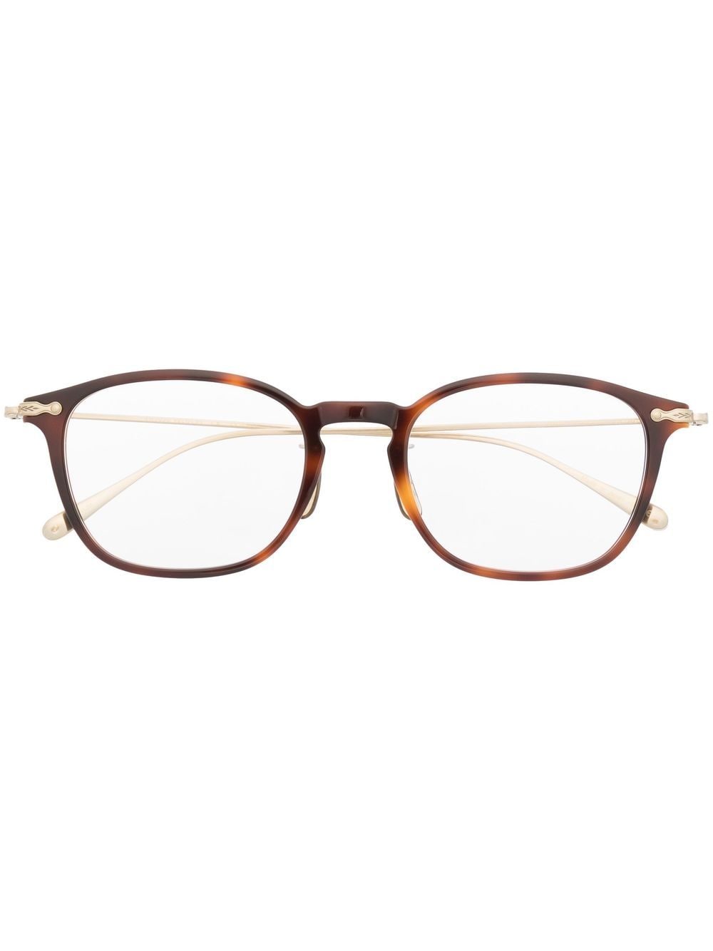 Oliver Peoples Winnett square-frame eyeglasses - Brown von Oliver Peoples