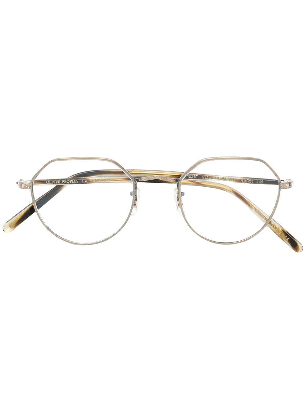 Oliver Peoples oversized shaped glasses - Metallic von Oliver Peoples