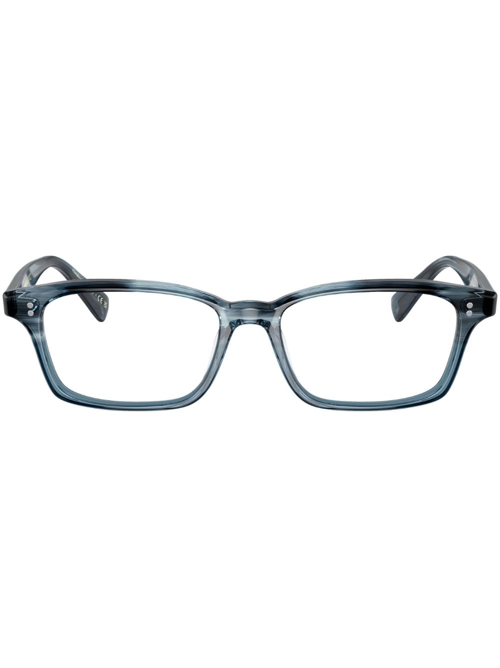 Oliver Peoples rectangle-frame glasses - Blue von Oliver Peoples