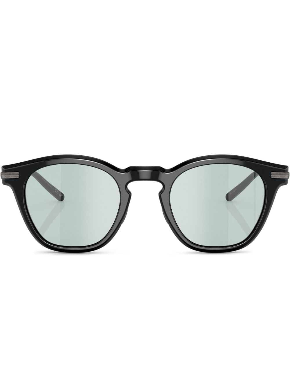 Oliver Peoples round-frame glasses - Black von Oliver Peoples