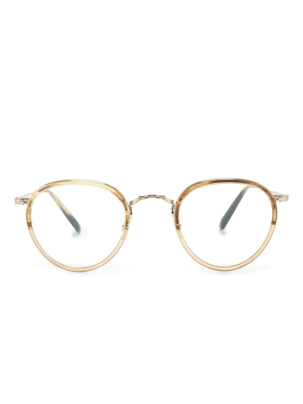 Oliver Peoples round-frame glasses - Neutrals von Oliver Peoples