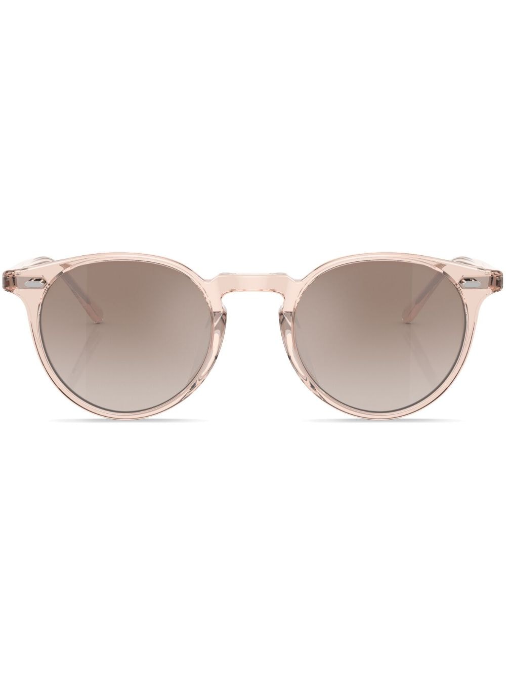 Oliver Peoples round-frame tinted-lenses sunglasses - Red von Oliver Peoples