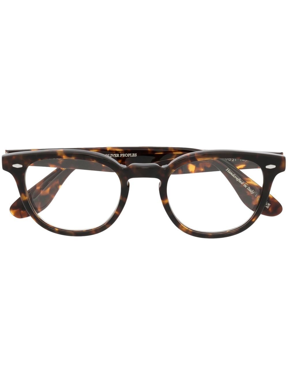 Oliver Peoples tortoiseshell-effect square glasses - Brown von Oliver Peoples