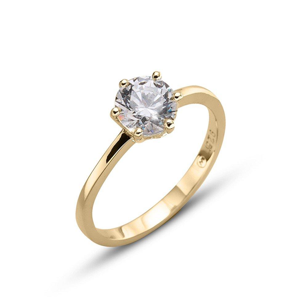 Ring Brilliance Damen Gold 18mm von Oliver Weber Collection