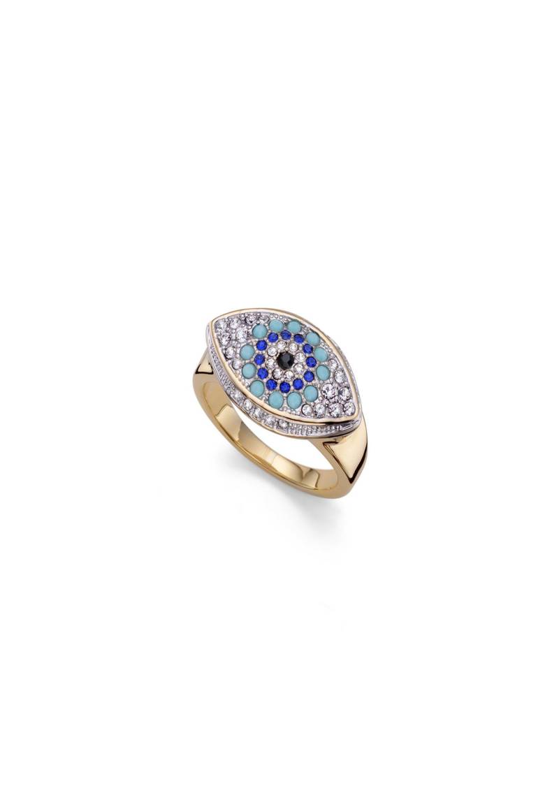 Ring Mati Damen Gold 18mm von Oliver Weber Collection