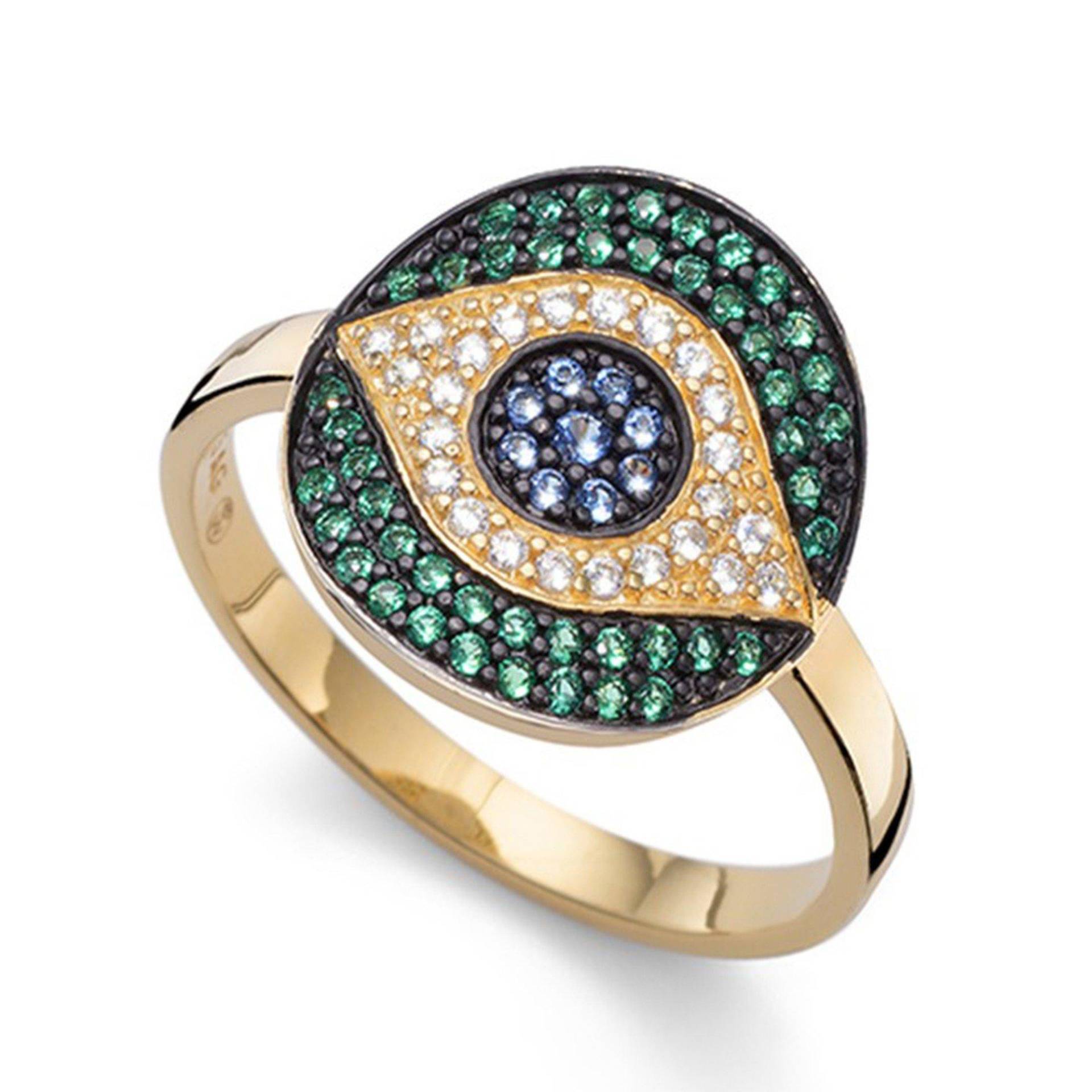 Ring Mystique Damen Gold 20mm von Oliver Weber Collection