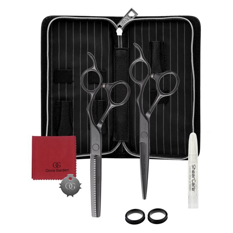 Olivia Garden - SilkCut Pro Shear Kit Matt Black von Olivia Garden