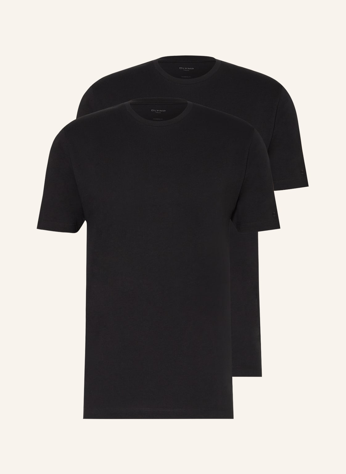 Olymp 2er-Pack T-Shirts schwarz Olymp 2er-Pack T-Shirts schwarz von Olymp