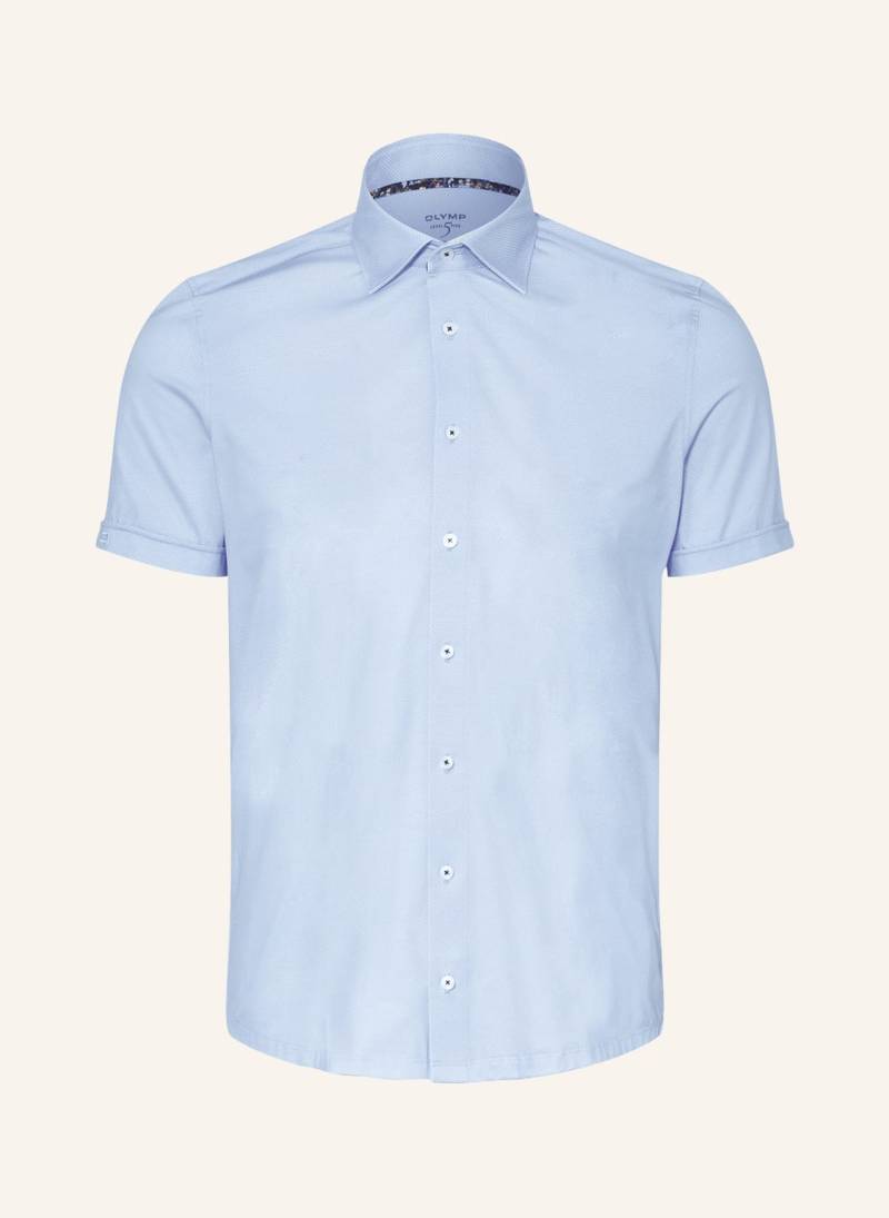 Olymp Kurzarm-Hemd Level Five 24/Seven Body Fit blau von Olymp