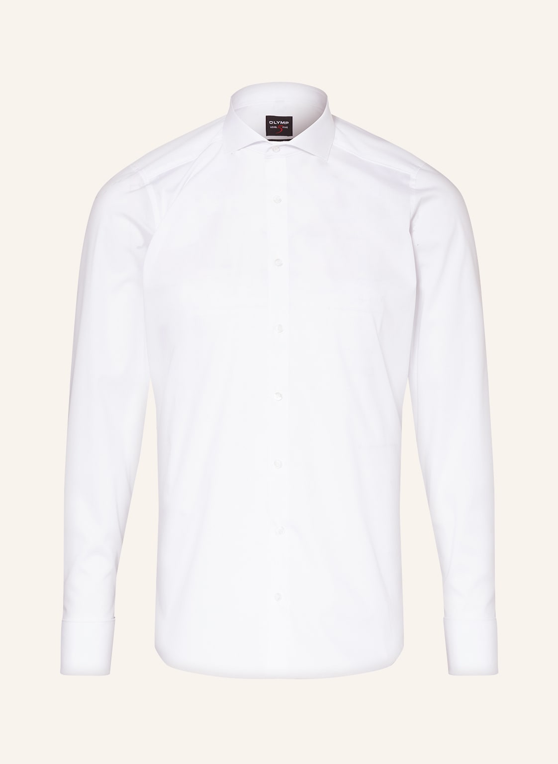 Olymp Hemd Level Five Body Fit Mit Umschlagmanschette weiss Olymp Hemd Level Five Body Fit Mit Umschlagmanschette weiss von Olymp