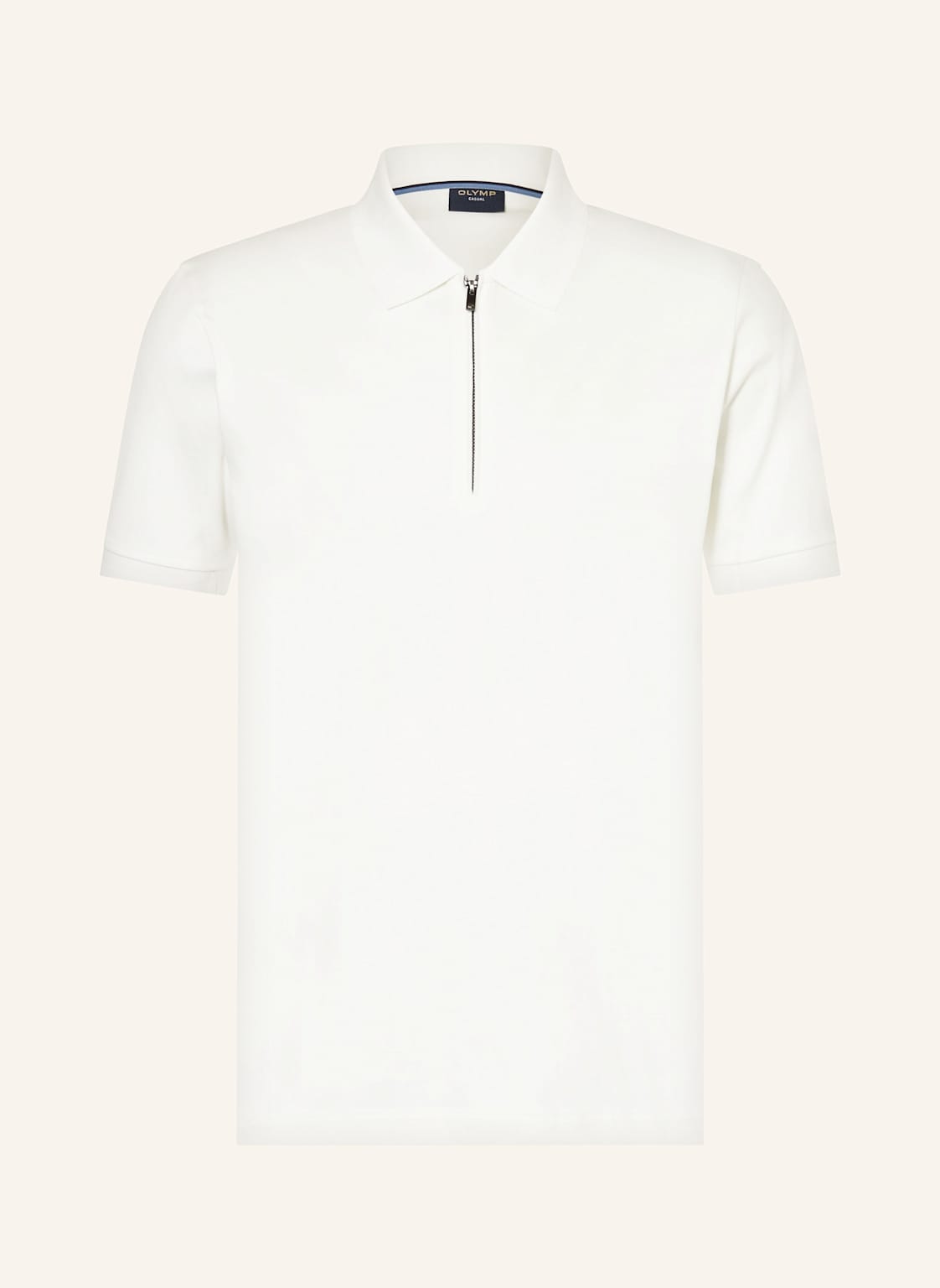 Olymp Jersey-Poloshirt Casual Comfort Fit weiss Olymp Jersey-Poloshirt Casual Comfort Fit weiss von Olymp