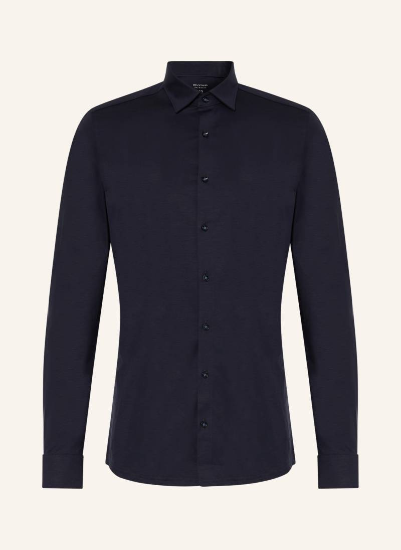 Olymp Jerseyhemd No. Six 24/Seven Super Slim blau von Olymp