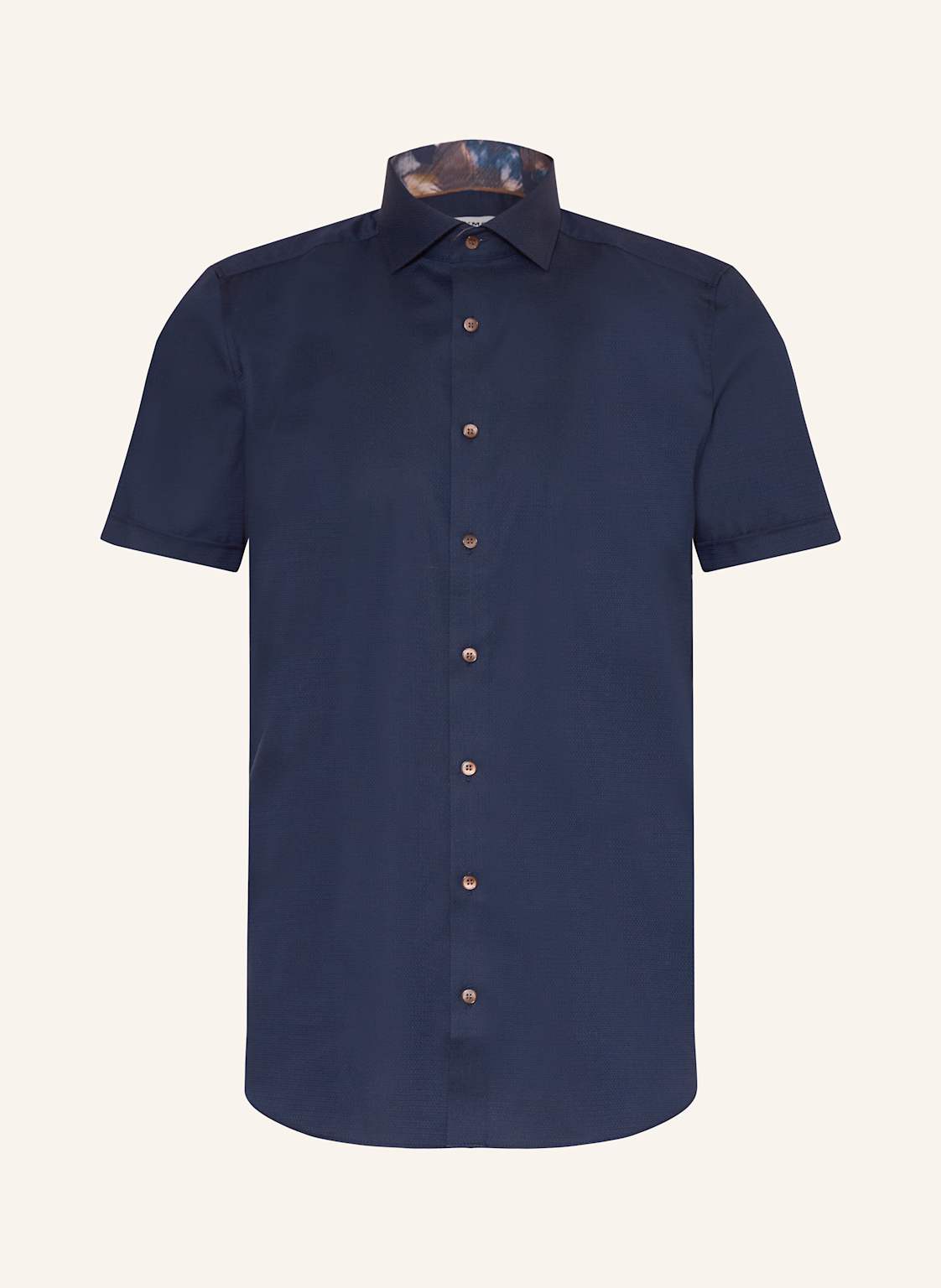 Olymp Kurzarm-Hemd Level Five Body Fit blau von Olymp
