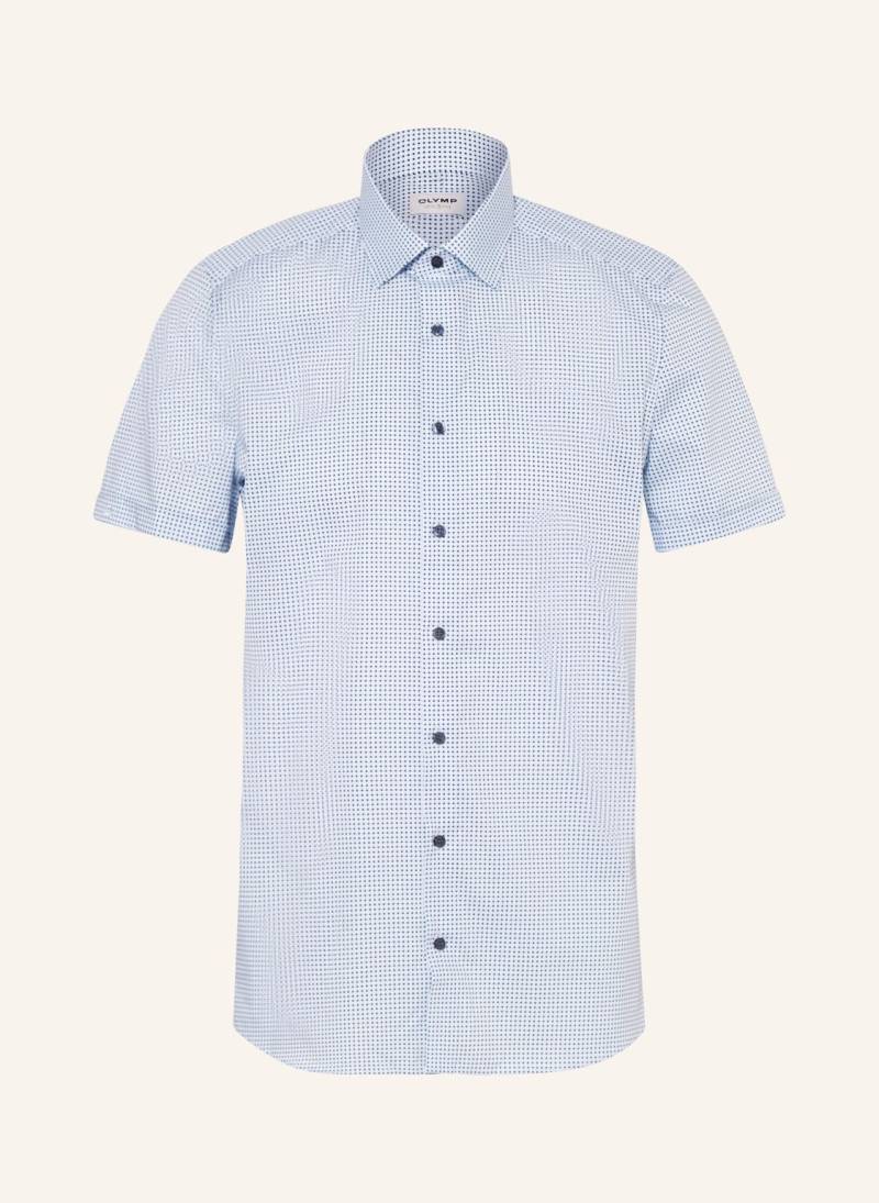 Olymp Kurzarm-Hemd Level Five Body Fit blau von Olymp