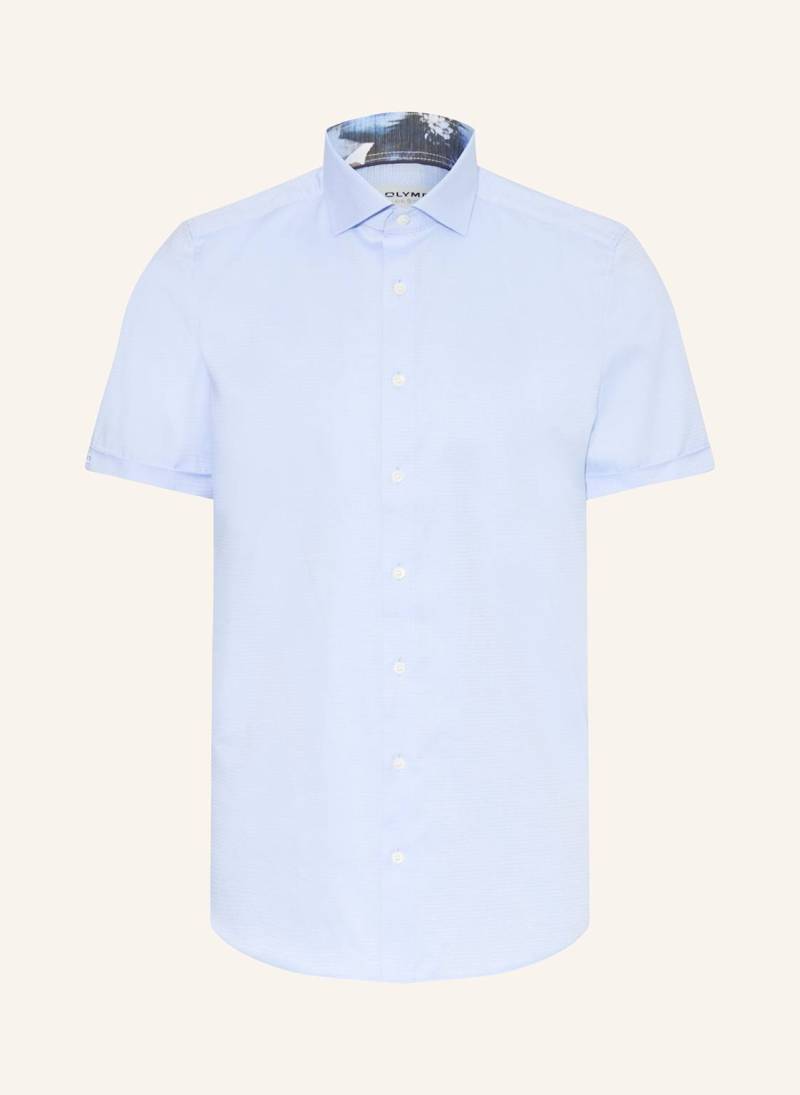 Olymp Kurzarm-Hemd Level Five Body Fit blau von Olymp