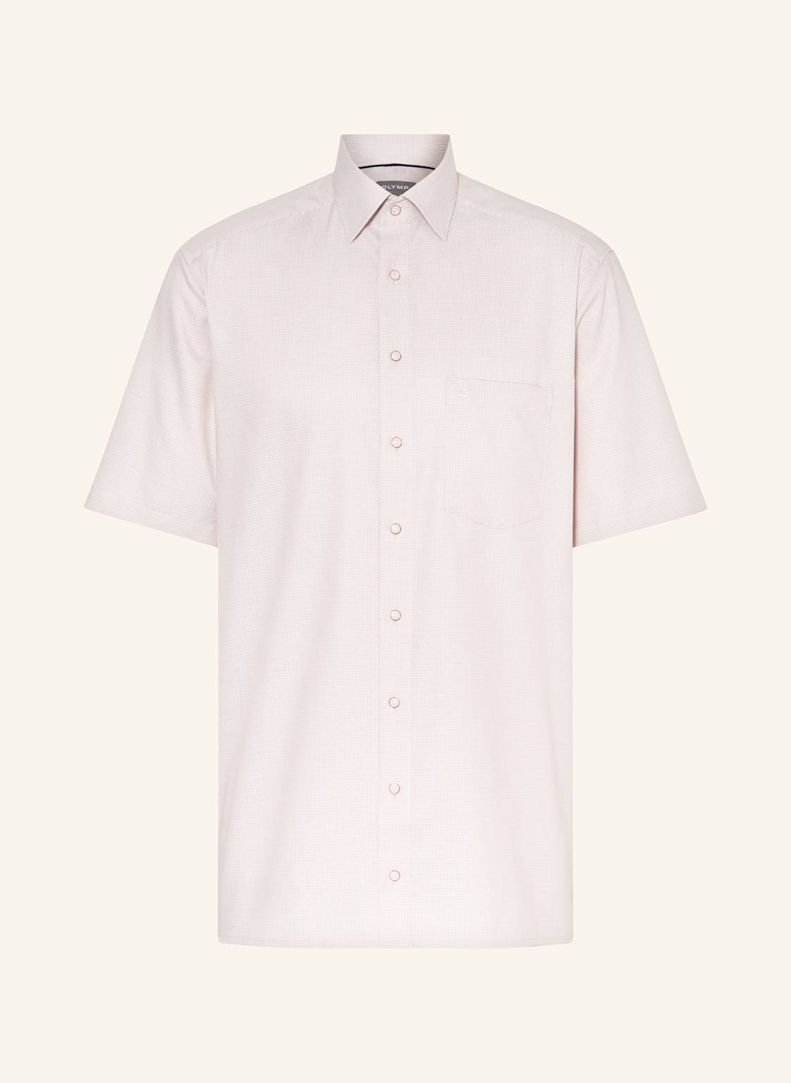 Olymp Kurzarm-Hemd Luxor Comfort Fit beige Olymp Kurzarm-Hemd Luxor Comfort Fit beige von Olymp