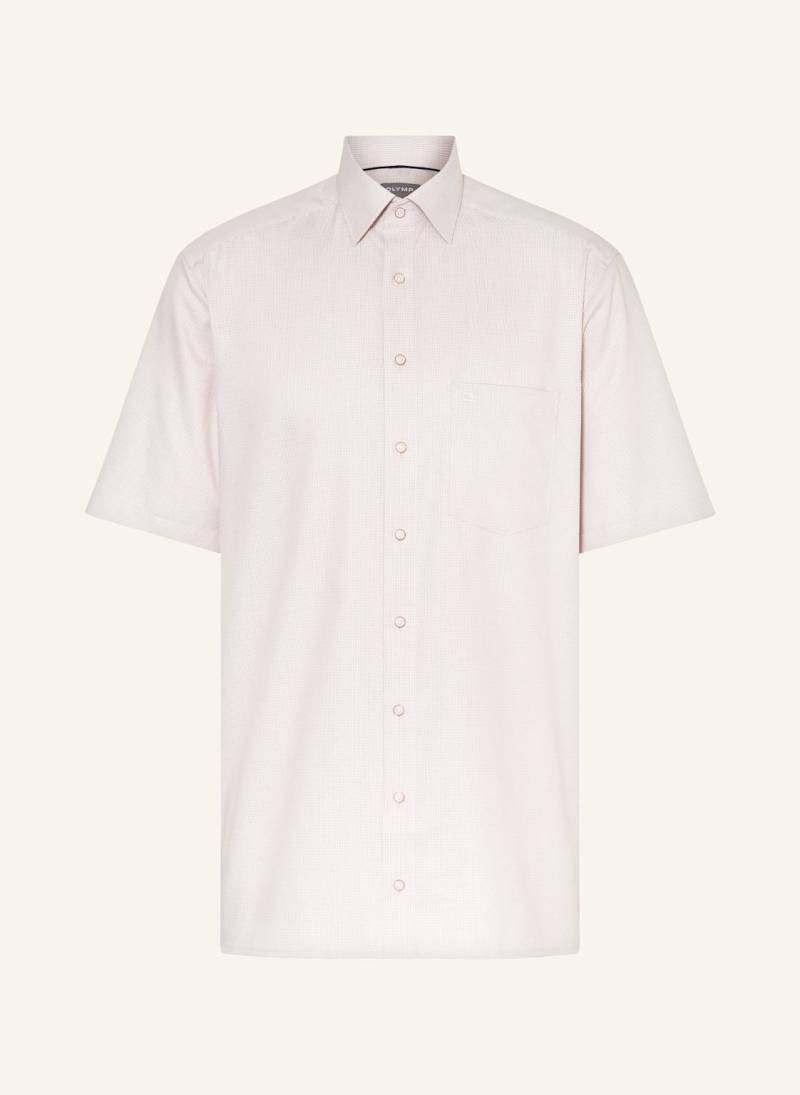 Olymp Kurzarm-Hemd Luxor Comfort Fit beige von Olymp