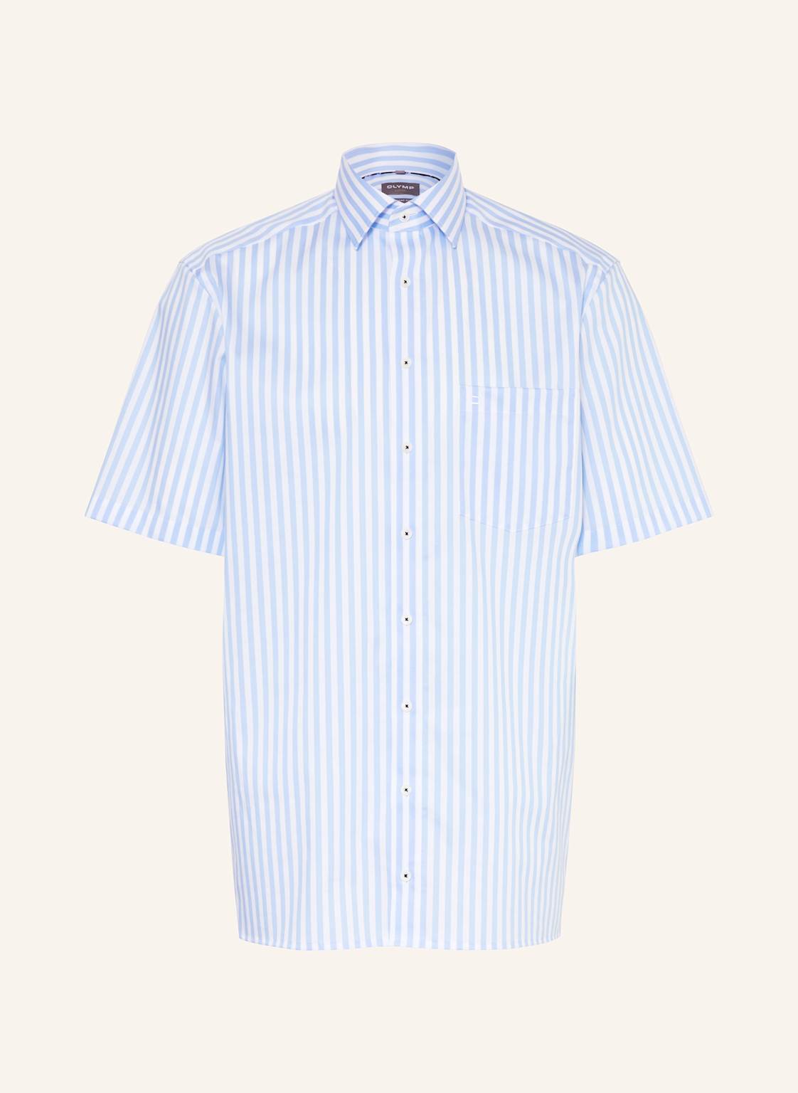 Olymp Kurzarm-Hemd Luxor Comfort Fit blau Olymp Kurzarm-Hemd Luxor Comfort Fit blau von Olymp