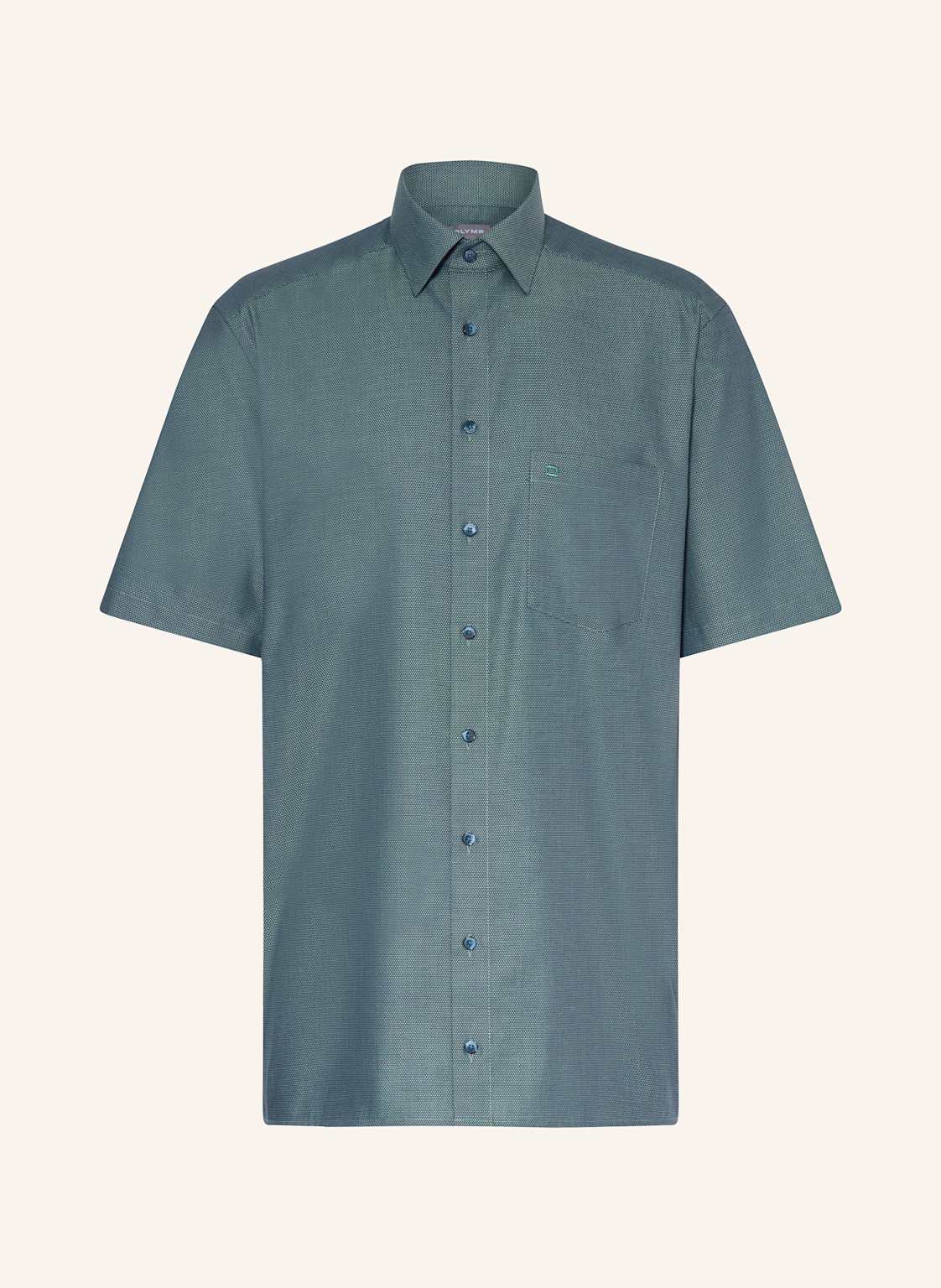 Olymp Kurzarm-Hemd Luxor Comfort Fit gruen Olymp Kurzarm-Hemd Luxor Comfort Fit gruen von Olymp