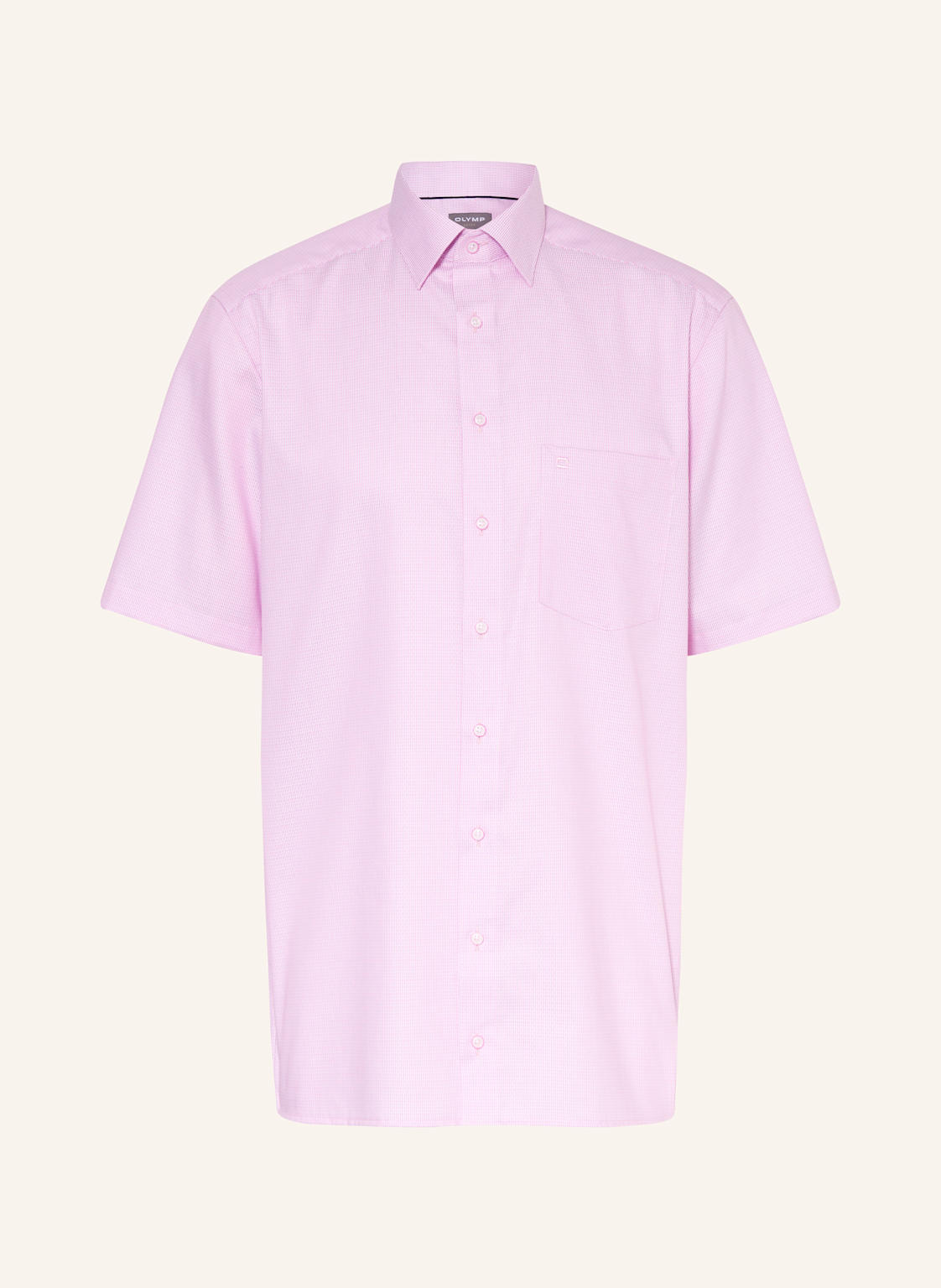 Olymp Kurzarm-Hemd Luxor Comfort Fit pink Olymp Kurzarm-Hemd Luxor Comfort Fit pink von Olymp