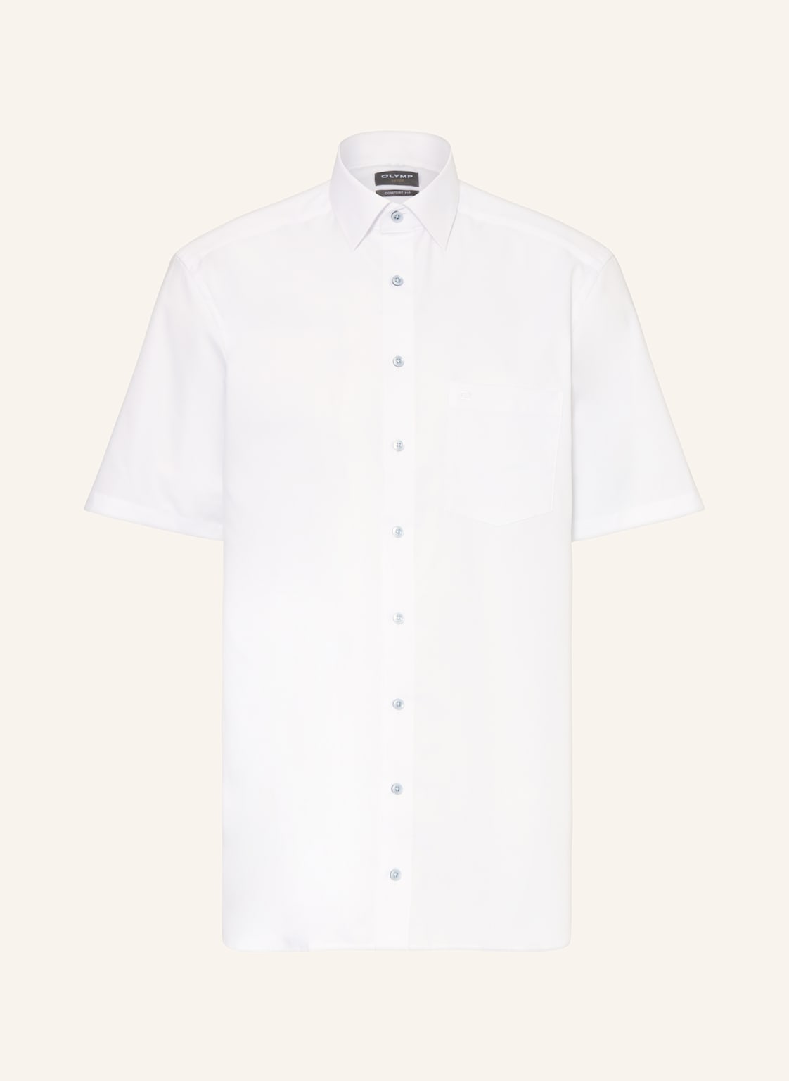 Olymp Kurzarm-Hemd Luxor Comfort Fit weiss von Olymp