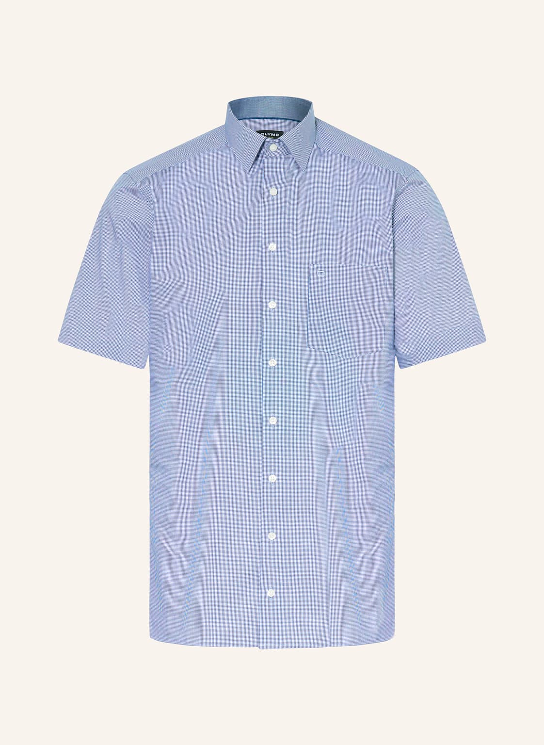 Olymp Kurzarm-Hemd Luxor Modern Fit blau Olymp Kurzarm-Hemd Luxor Modern Fit blau von Olymp