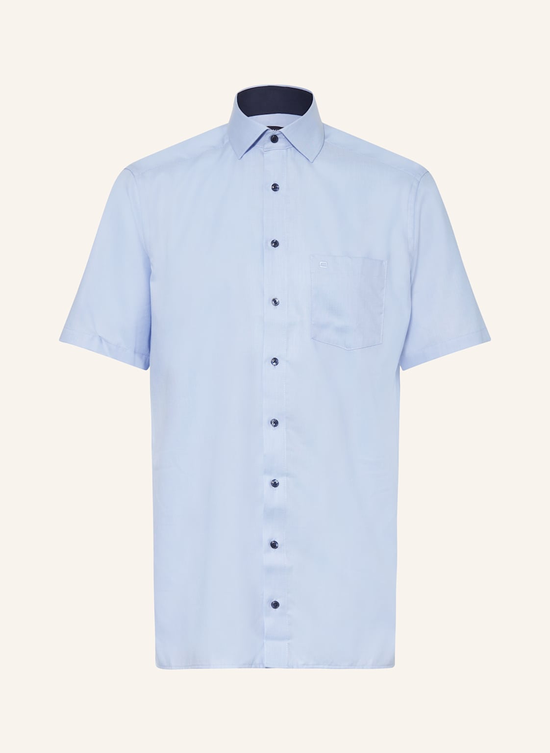 Olymp Kurzarm-Hemd Luxor Modern Fit blau Olymp Kurzarm-Hemd Luxor Modern Fit blau von Olymp
