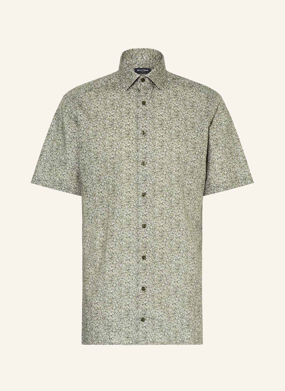 Olymp Kurzarm-Hemd Luxor Modern Fit gruen von Olymp