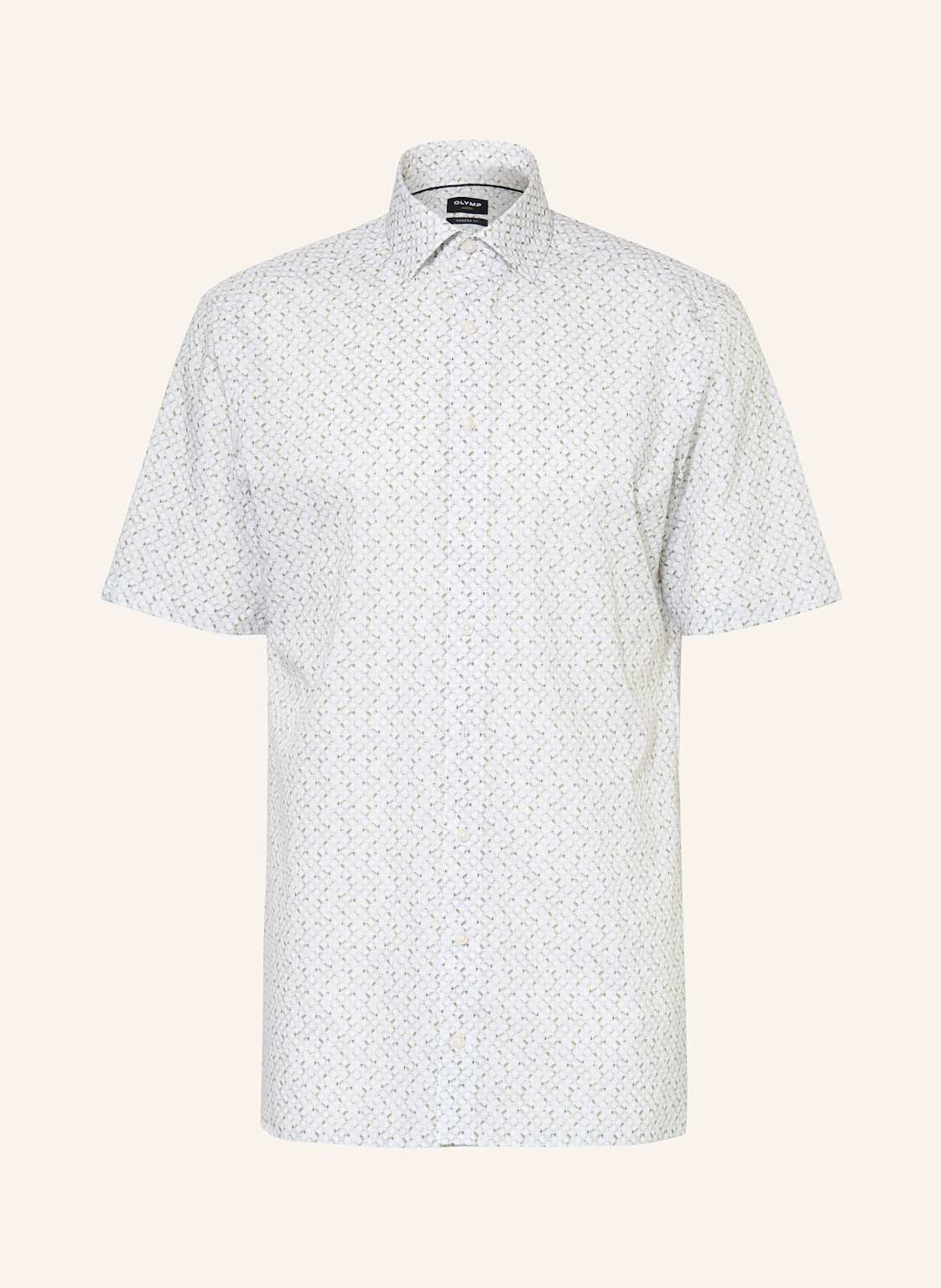 Olymp Kurzarm-Hemd Luxor Modern Fit gruen von Olymp