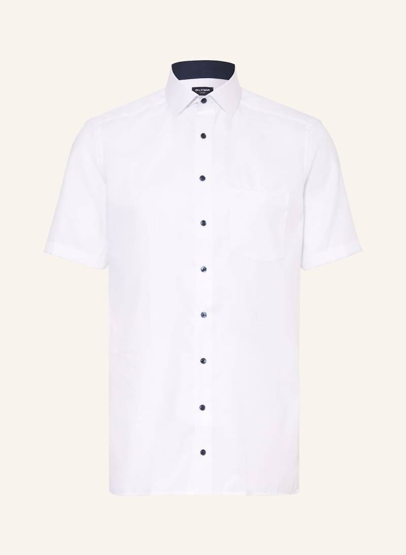 Olymp Kurzarm-Hemd Luxor Modern Fit weiss von Olymp
