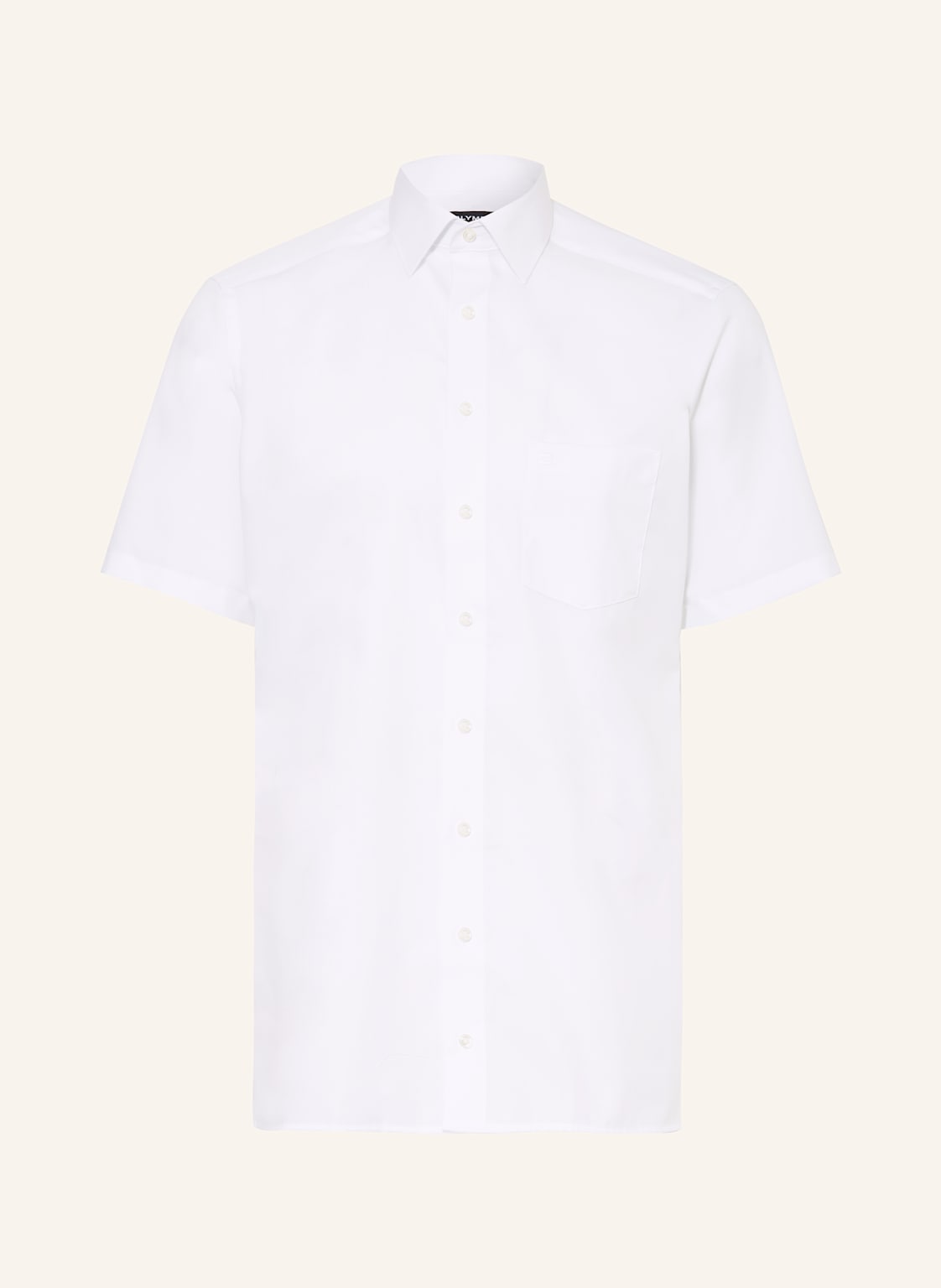 Olymp Kurzarm-Hemd Luxor Modern Fit weiss von Olymp