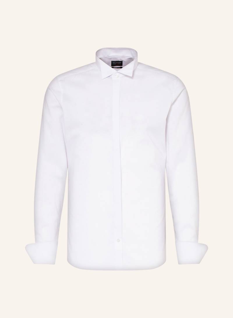 Olymp Smoking-Hemd Level Five Body Fit Mit Umschlagmanschette weiss von Olymp
